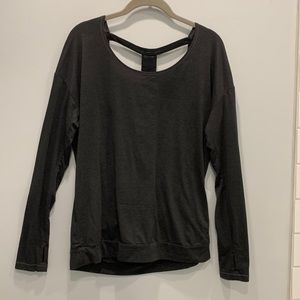 Diadora open back long sleeve shirt